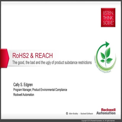 2014 RoHS2 Infographic | PPTX