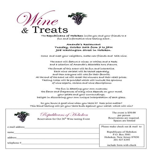 Roh wine tasting invite form