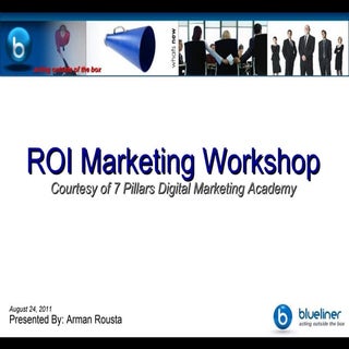 Digital Marketing ROI Workshop