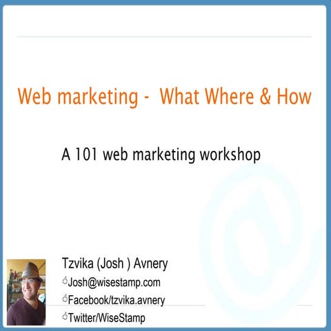 Web Marketing 101 