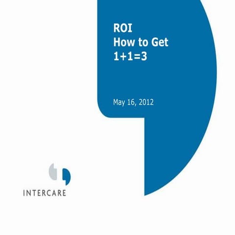Measurement & ROI: How to get 1+1=3