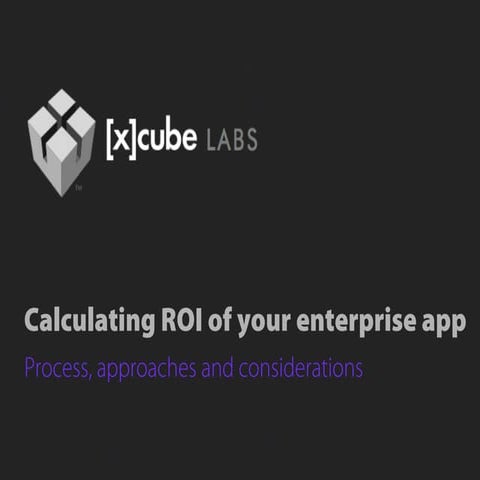 Calculating ROI of your enterprise App