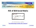ROI of B2B Social Media