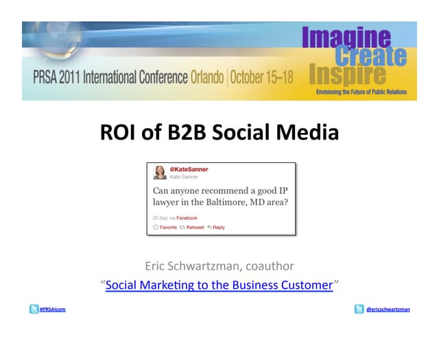 ROI of B2B Social Media