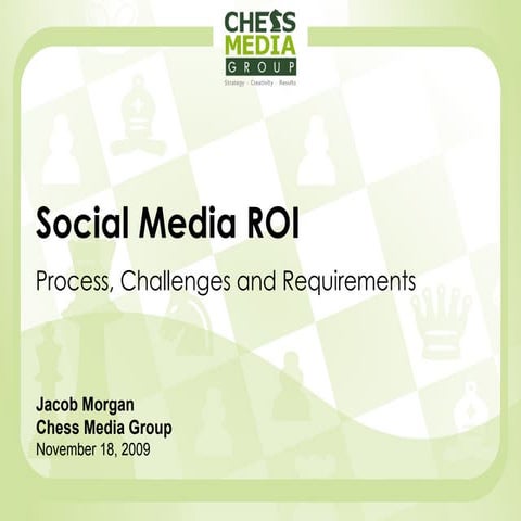 Social Media ROI Presentation