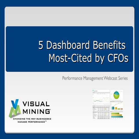 Dashboard Software - 5 Most-Cited Benefits and ROI