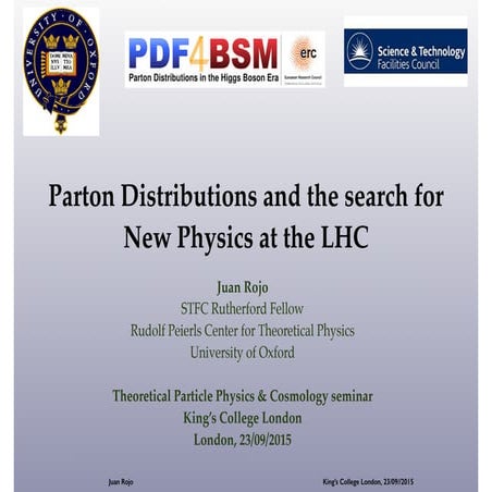 Parton Distributions and Standard Model Physics at the LHC | PDF