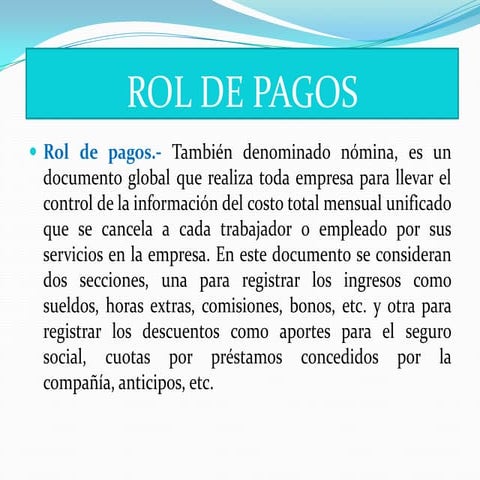 Rol de-pagos