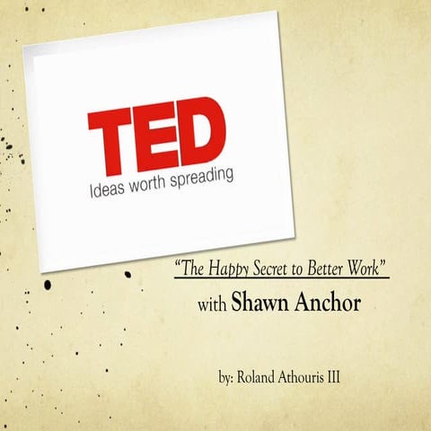 Roland athouris  ted slideshow -with shawn anchor