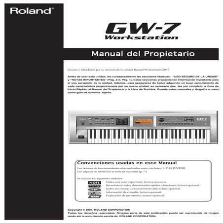 Roland gw 7