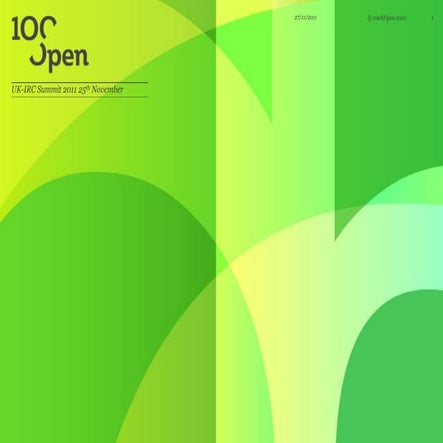 Roland harwood   UK-IRC Summit 2011 Presentation
