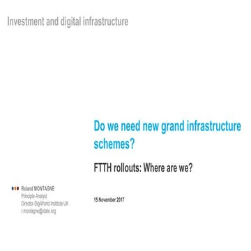 DWS17 - Investment and digital infrastructure seminar - Roland MONTAGNE -  ID...
