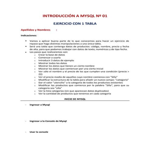 Rolando kalla chacon taller  1 my sql console