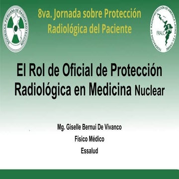Rol del Oficial de Protección Radiológica en Medicina Nuclear