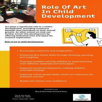 Killeen,TX :Role Of Art In Child Development