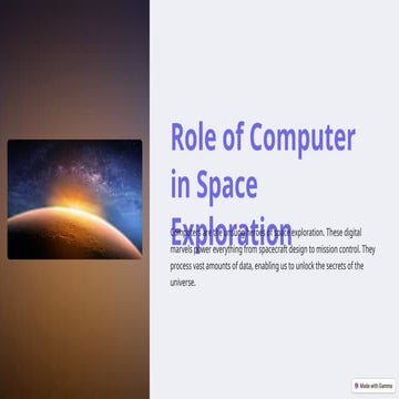 Role of-Computer in Space Explorations.ppt