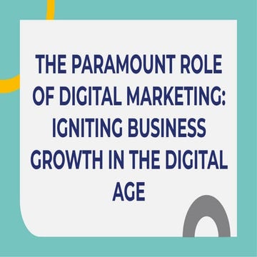 importance of digital marketing ppt