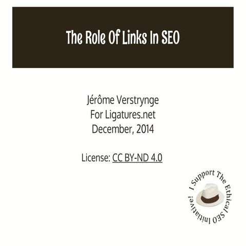 The Role Of Links In SEO