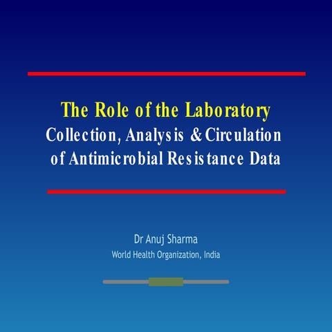Role of the Laboratory in Antimicrobial Resistance Data