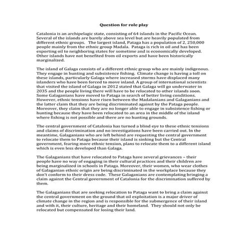 Role play 1904 | PDF