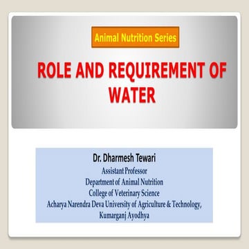 ROLE AND REQUIREMENT OF WATER slideshare.pptx