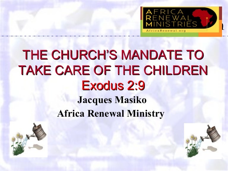 role and response of the church child advocacy the churchs mandate