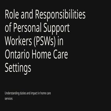 Role and Responsibilities of Personal Support Workers (.pptx