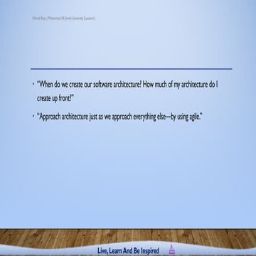 Role of agile in designing 3