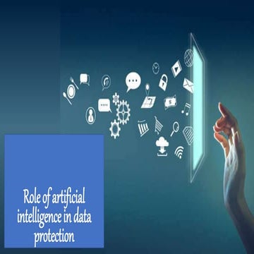 Role of Artificial Intelligence in Data Protection