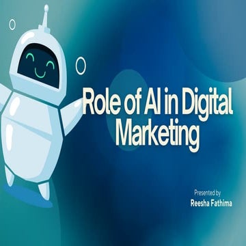 Role of Artificial Intelligence in Digital Marketing | PDF