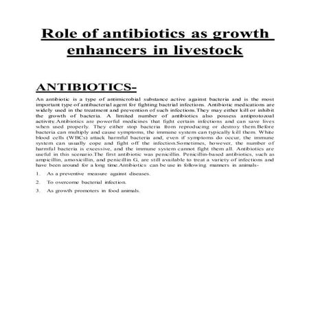 Feed additives for livestock and poultry | PPT
