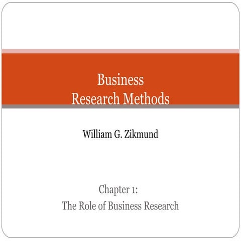 Role of busi research (brm)