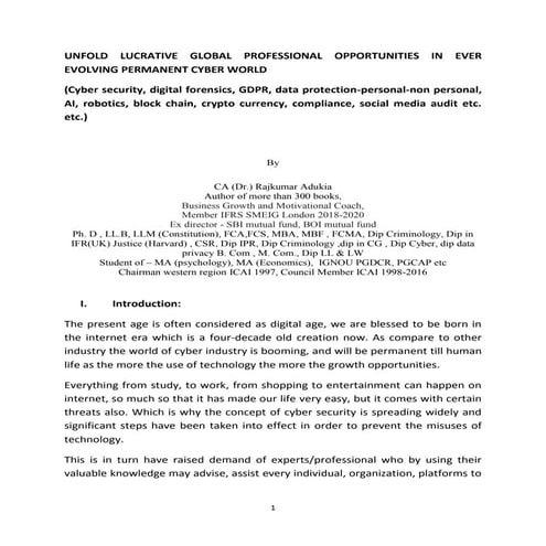 Role of CAs in cyber world