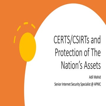 Philippines Cybersecurity Conference 2021: The role of CERTs