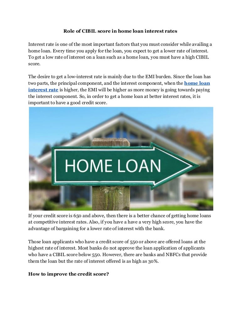 550 Credit Score Home Loan >> Role Of Cibil Score In Home Loan Interest Rates 550 Credit Score Home Loan >> Role Of Cibil Score In Home Loan Interest Rates