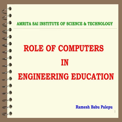 Role of computers in Engineering Education