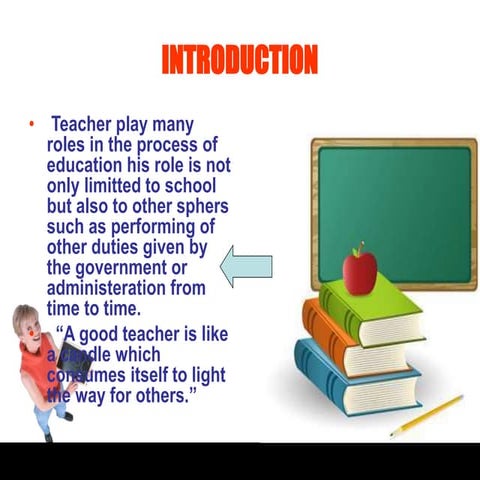 Role of classroom teacher in guidance