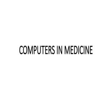 Role of computers in medicine(Biomedical).pptx