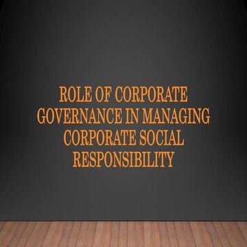 Role of Corporate Governance in managing corporate social.pptx