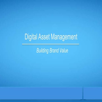 Role of dam in driving digital strategy