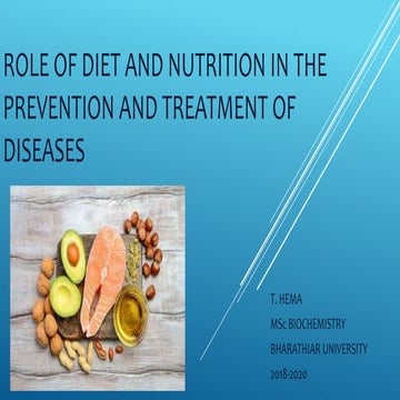Diet and Nutrition 