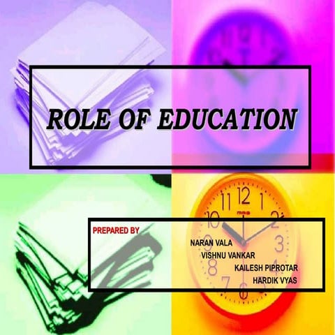 Role of education