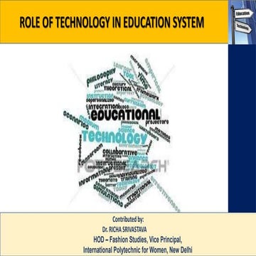 Role of Technology in Education