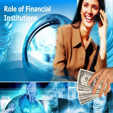 Role of Financial Institutions