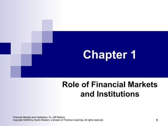 Management of financial institutions | RTF