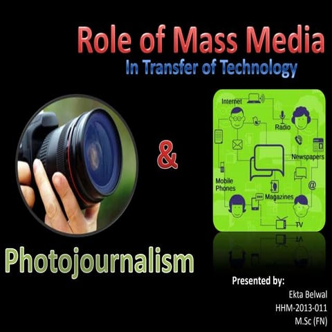 Role of mass media