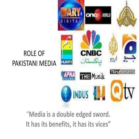 Role of media in Pakistan