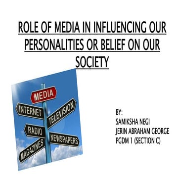 Role of media 