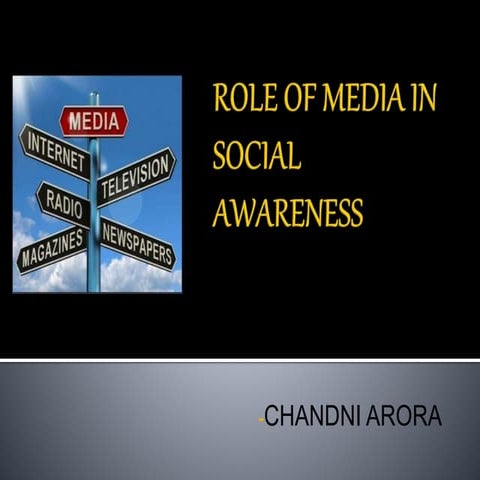 Role of media in social awareness