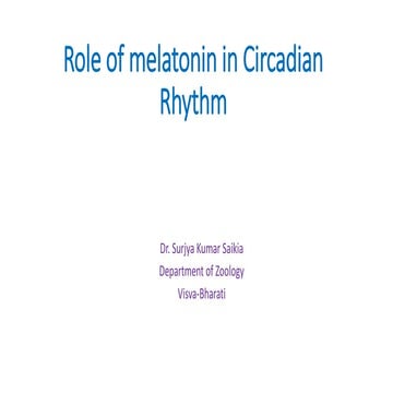 Role of melatonin